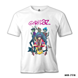 Gorillaz - Band Beyaz Erkek Tshirt