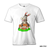 Aile - Baba Eşek Beyaz Erkek Tshirt
