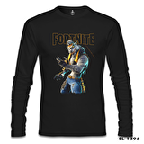 Fortnite - Wolf Siyah Erkek Sweatshirt