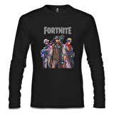 Fortnite - Weapons Siyah Erkek Sweatshirt