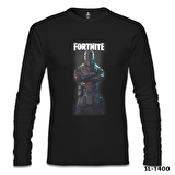 Fortnite - Chevalier Siyah Erkek Sweatshirt