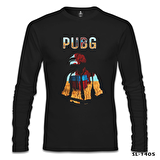 PUBG - Red Storm Siyah Erkek Sweatshirt
