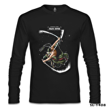 One Piece - Rononoa Hunter Siyah Erkek Sweatshirt