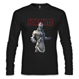 Fortnite - Spider Siyah Erkek Sweatshirt