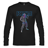 Fortnite - Raven Siyah Erkek Sweatshirt