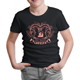 Lovelyz - Logo Siyah Çocuk Tshirt
