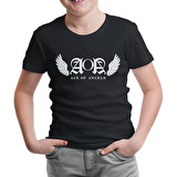 AOA - Wings Siyah Çocuk Tshirt