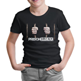 Prison Break - Behind the Bars Siyah Çocuk Tshirt