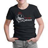 Burç - Scorpio Queen Siyah Çocuk Tshirt