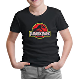 Jurassic Park - Shadow Siyah Çocuk Tshirt