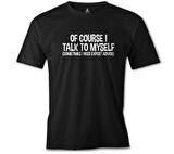 Expert Advice Siyah Erkek Tshirt