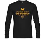 Muhammad Ali - Est. 1942 Siyah Erkek Sweatshirt