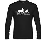 Hakuna Matata - DonT Siyah Erkek Sweatshirt