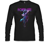Fortnite - Deriva Siyah Erkek Sweatshirt