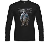 Fortnite - Vulture Siyah Erkek Sweatshirt