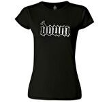 Down - Nola Siyah Bayan Tshirt