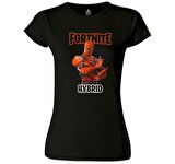Fortnite - Hybrid Siyah Kadın Tshirt