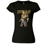 Fortnite - Ultima Knight Siyah Bayan Tshirt