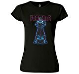Fortnite - X Knight Siyah Bayan Tshirt
