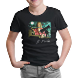 Newton  Siyah Çocuk Tshirt