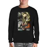 Kurt Cobain Siyah Çocuk Sweatshirt