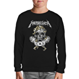 Metallica - X - X Siyah Çocuk Sweatshirt