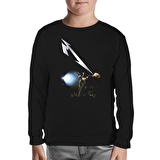 Metallica - James Light Siyah Çocuk Sweatshirt