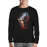 Joker - Face Siyah Çocuk Sweatshirt
