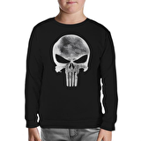 Punisher - Logo Siyah Çocuk Sweatshirt