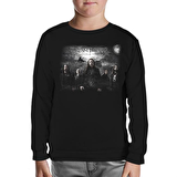 Dream Theater - Black Clouds Siyah Çocuk Sweatshirt