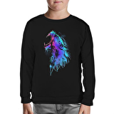Howling Siyah Çocuk Sweatshirt