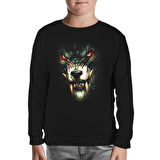 WareWolf Siyah Çocuk Sweatshirt