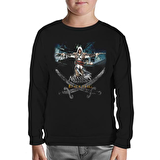 Assassin's Creed 4 Siyah Çocuk Sweatshirt