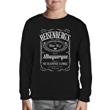Breaking Bad - Heisenberg's Siyah Çocuk Sweatshirt