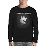 Counter Strike Siyah Çocuk Sweatshirt