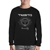 Dj Tiesto - Elements of Life Siyah Çocuk Sweatshirt