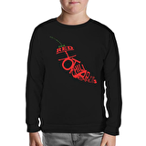 Red Hot Chili Peppers - The Pepper Siyah Çocuk Sweatshirt