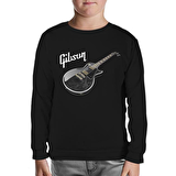 Gitar - Gibson 1 Siyah Çocuk Sweatshirt