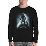 Skyrim - Dawnguard Siyah Çocuk Sweatshirt