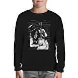 Slash - Guitar Siyah Çocuk Sweatshirt