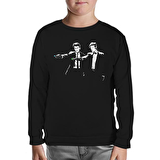 Doctor Who - Timefiction Siyah Çocuk Sweatshirt