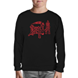 Death - Logo Siyah Çocuk Sweatshirt