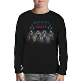 Assassin's Creed - Unity Siyah Çocuk Sweatshirt