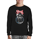 Ghost Siyah Çocuk Sweatshirt
