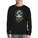 Gitar - Gibson 2 Siyah Çocuk Sweatshirt