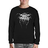 Dark Throne Siyah Çocuk Sweatshirt