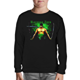 One Piece - Zoro Siyah Çocuk Sweatshirt