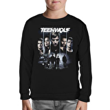 Teen Wolf Siyah Çocuk Sweatshirt