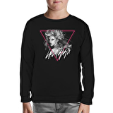 Lady Gaga - Born this Way Siyah Çocuk Sweatshirt