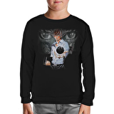 Death Note - 3 Siyah Çocuk Sweatshirt